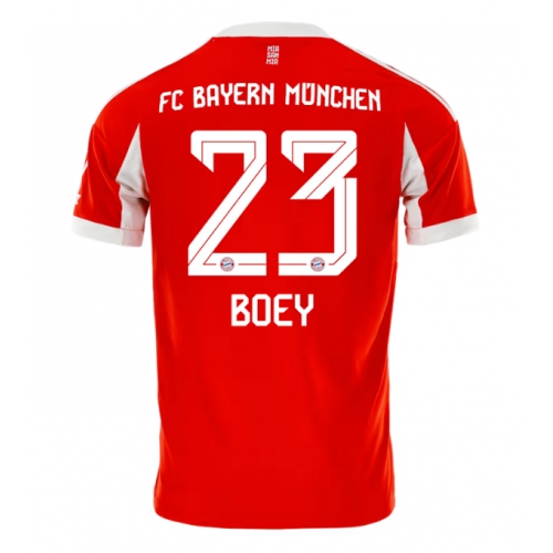 Billige Fotballdrakt Bayern Munich Sacha Boey #23 Replika Hjemmedrakt 2025-26 Kortermet Billige Fotballdrakt Bayern Munich Sacha Boey #23 Replika Hjemmedrakt 2025-26 Kortermet